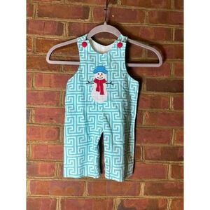 Babeeni Snowman Embroidered Longall Jon Jon